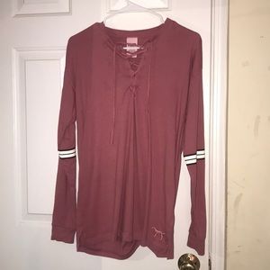 PINK vs long sleeved shirt